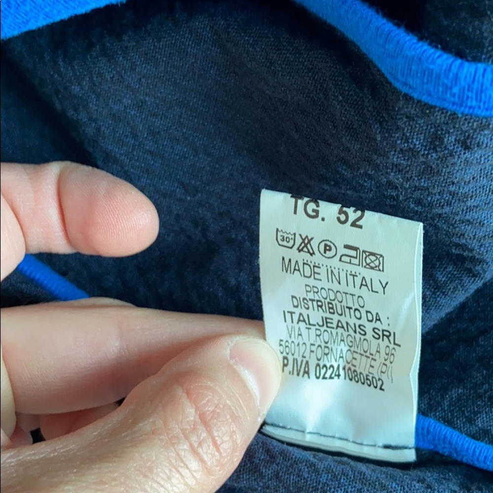 Individual Blue 2 Button Jacket - Picture 6 of 8